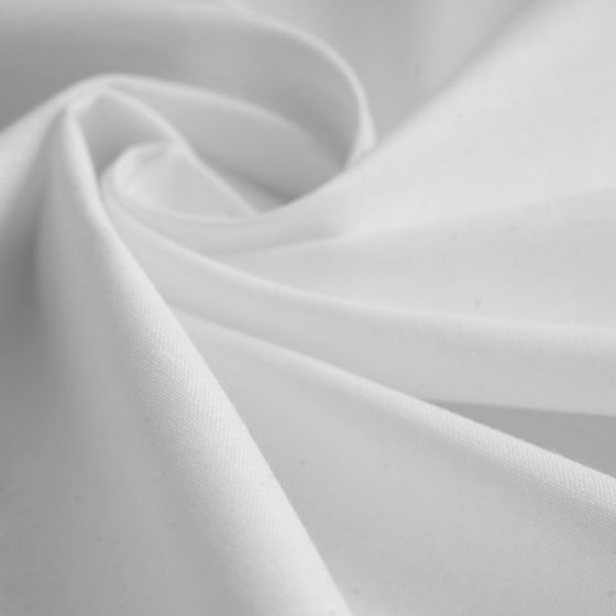 Tissu coton uni Cristina blanc