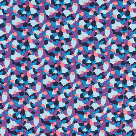 Tissu Liberty soie crêpe confettis colorés