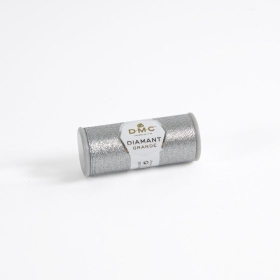 Fil à broder métallisé Diamant Grandé - Argenté