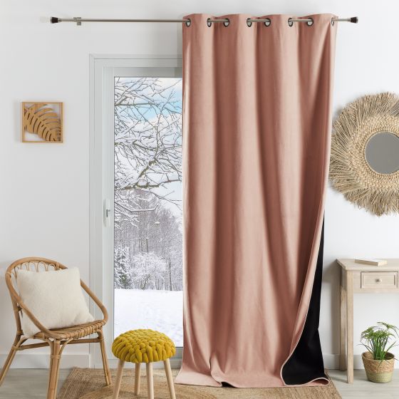 Rideau thermique phonique et semi occultant KONFOR - 140 x 180 cm