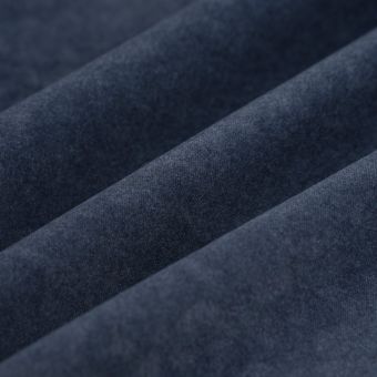 Tissu velours thermique effet feutre bleu 