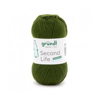 Fil à tricoter durable SECOND LIFE - 100GR - Grundl - Certifié Oeko-Tex