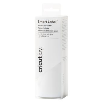 Cricut Joy - Papier autocollant Smart Label soluble blanc