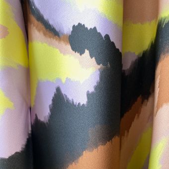 FREQUENCES MARRON TISSU IMPERMEABLE AU METRE