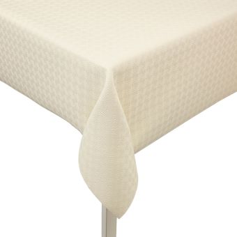 Venilia Sous-Nappe Bulgomme® Protège table, Polyester, Blanc