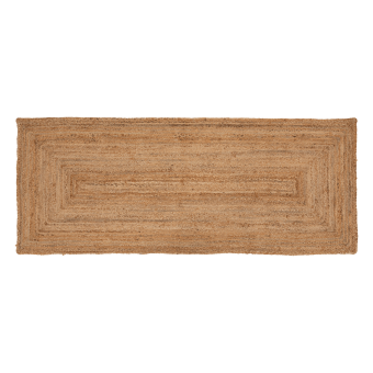 Tapis de couloir en jute
