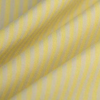 Tissu bâche rayure Mario jaune déperlant résistant uv