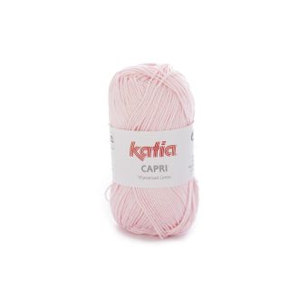 Pelote de fil à tricoter Capri rose clair - Katia