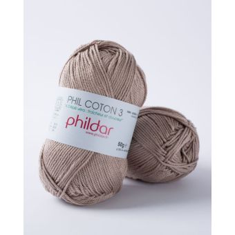 Lot de 3 pelotes de 50 g de fibre de lait à tricoter coton doux et