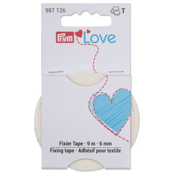 Adhésif pour textile lavable 6mm Prym love