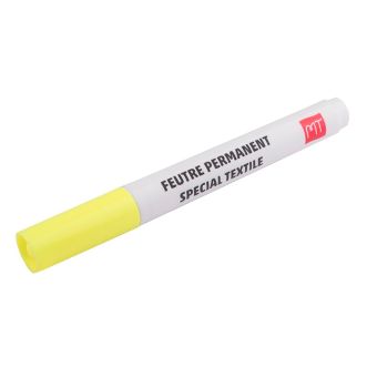 Feutre textile jaune
