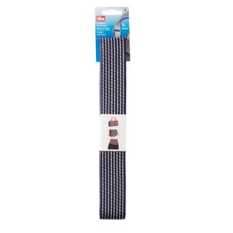 Sangle pour sacs bleu et blanc rayé 3 m