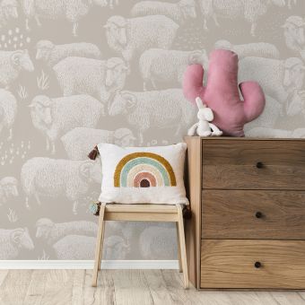 Papier peint panoramique Bergerie