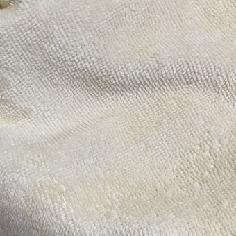 Tissu éponge bambou doudou beige