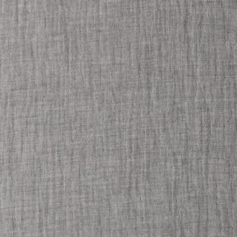 Tissu double gaze mélangé bio chiné gris
