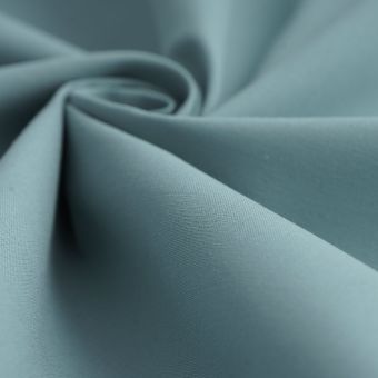 Tissu coton uni Cristina bleu céladon