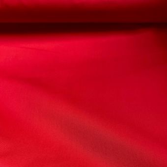 Tissu sergé uni Idéal rouge cerise