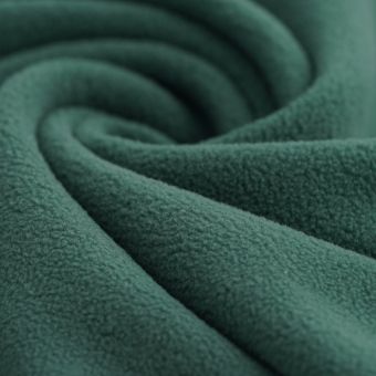 Tissu polaire polyester recyclé vert