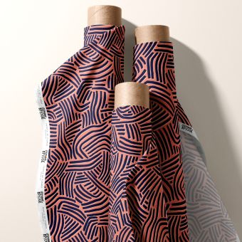 DYONISOS ROSE TISSU IMPERMEABLE AU METRE