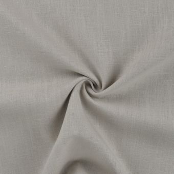 Toile lin unie beige Livino