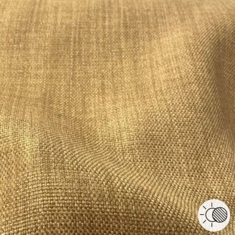 Tissu obscurcissant Clide ocre grande largeur