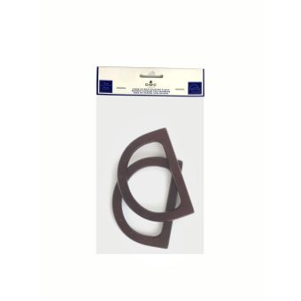 Anse de sac eco vita paire demi cercle bois brun fonce