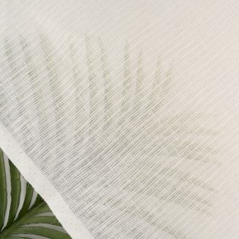 Tissu voilage polylin Arizona blanc