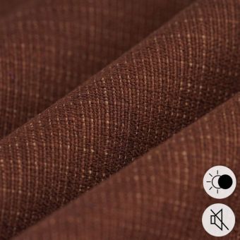 Tissu occultant Savana brique