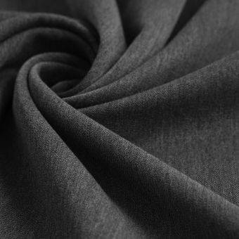 Tissu gabardine légère Gaël gris foncé