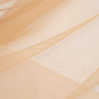 Tissu tulle élastique grande largeur chair
