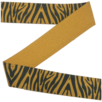 Polysangle sublimée zèbre sur ocre 30mm