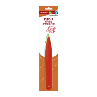 Plioir plastique pour cartonnage