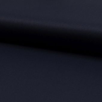 Tissu gabardine viscose bleu marine