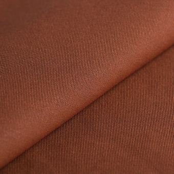 Tissu toile transat unie ocre rouge 44cm 