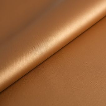 Tissu simili cuir métallisé cuivré