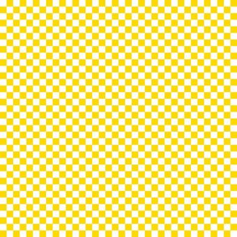 Tissu Impermeable Damier 42 Jaune Soleil, coupon 1m x laize (155cm)