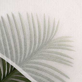 Tissu voilage uni blanc