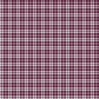 Tissu Impermeable Tartan Boho 55 Prune, coupon 1m x laize (155cm)