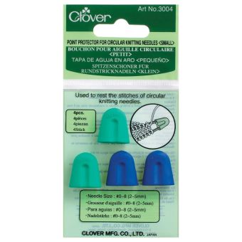 Bouchon d'aiguille à tricoter circulaire taille petit x4 - Clover