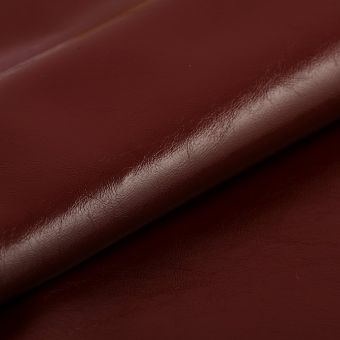 Tissu Simili cuir vinyle bordeaux