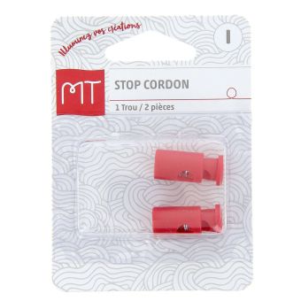 Stop cordon 1 trou rouge