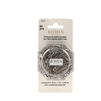 Épingles à nourrice "courbe" 39 mm bohin