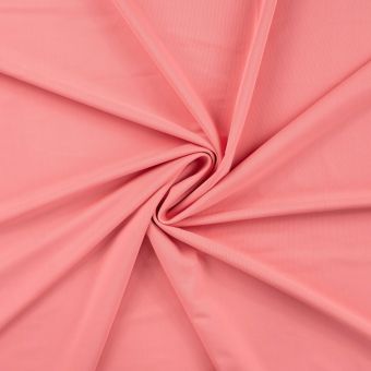 Tissu maillot de bain uni résistant UV et chlore pêche