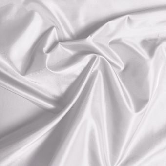 Tissu doublure polyester fin antistatique uni blanc