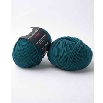 Pelote de laine Phildar Mérinos 6 bleu paon