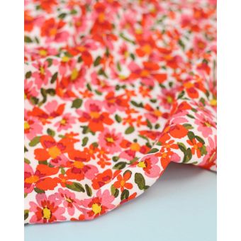 Viscose - Rouge Croisette - 1,5 m x laize 140 cm