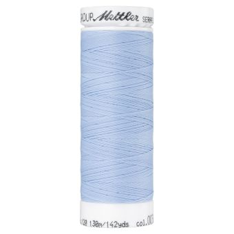 Bobine de fil à coudre élastique Seraflex Mettler bleu