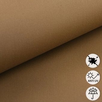 Tissu toile étanche Bering spécial bateau taupe