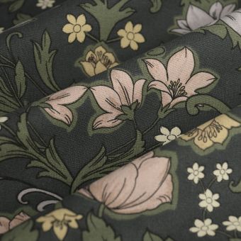 Tissu bachette Snakeshead vert