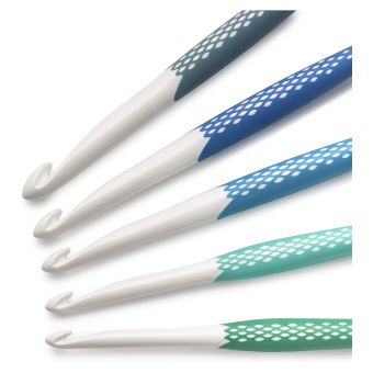 Coffret de 5 crochets pour laine Prym ergonomiques, taille 7 à 12mm
